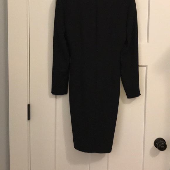 CLAIBORNE BLACK DRESS - LACE ACCENT - Picture 4 of 6